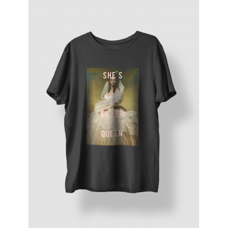Tricou She's killer queen - Richard Lauchert: Queen Alexandra when Princess of Wales bumbac